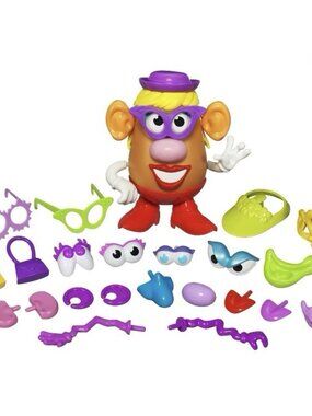 Mrs. Potato Head Silly Suitcase by Playskool Friends - 35 Pieces Complete Set